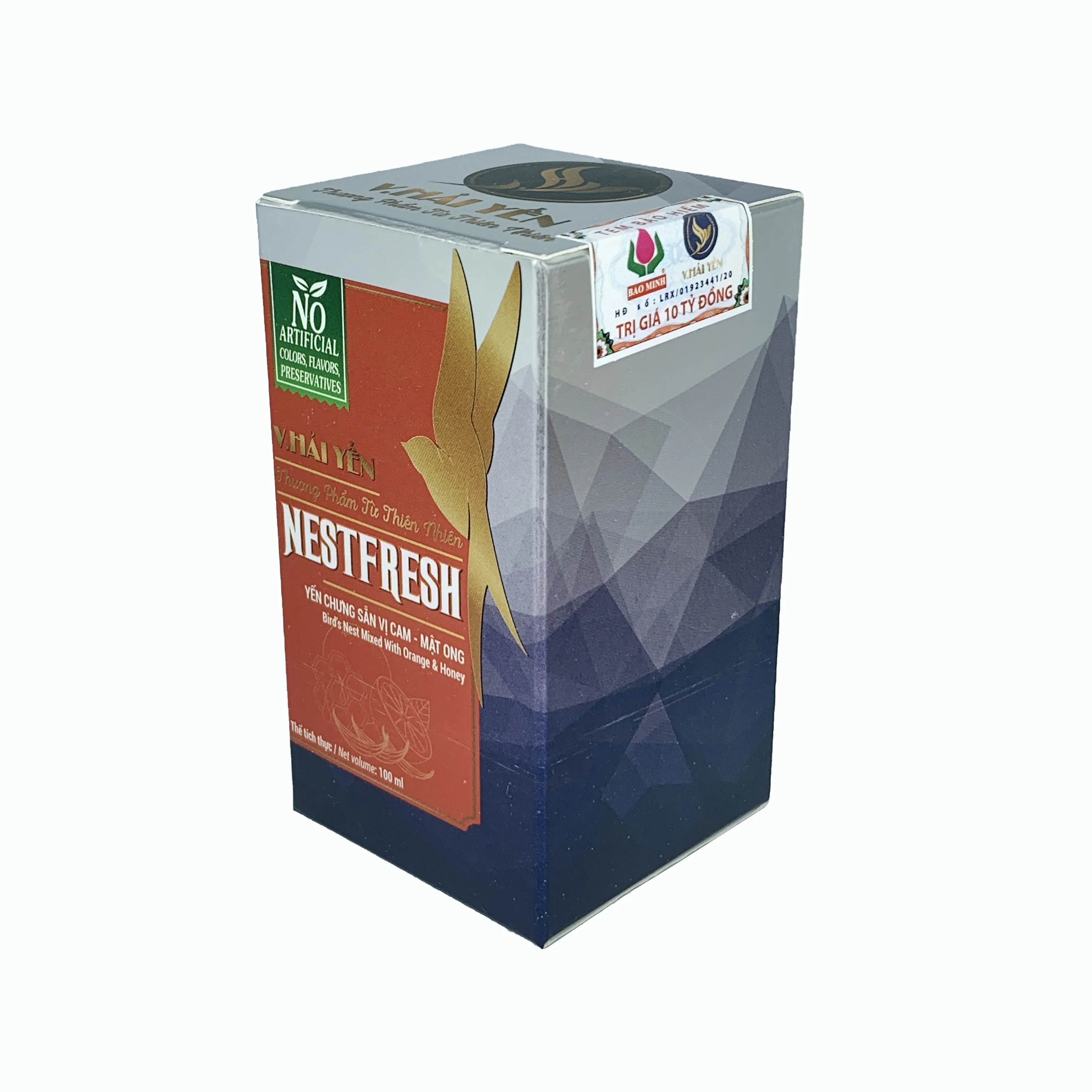 Продукты для здоровья, птичье гнездо NESTFRESH смешанное с апельсином и медом из Вьетнама