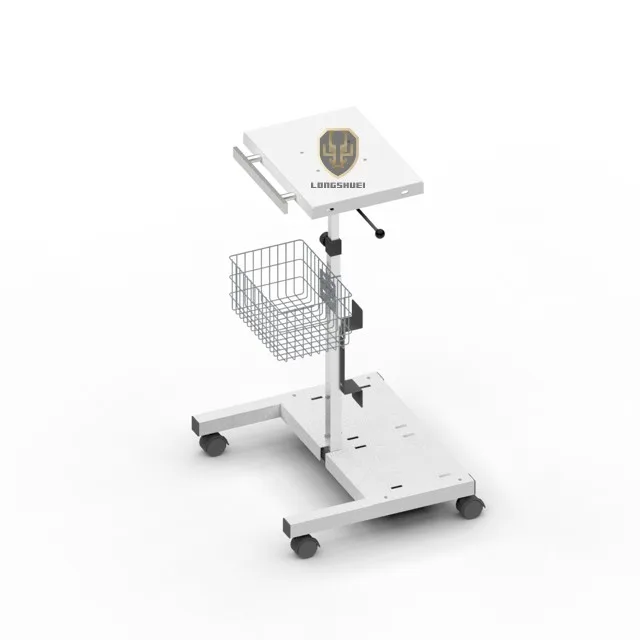 Mobile portable ultrasound scanner trolley ultrasound machine medical cart with wheels