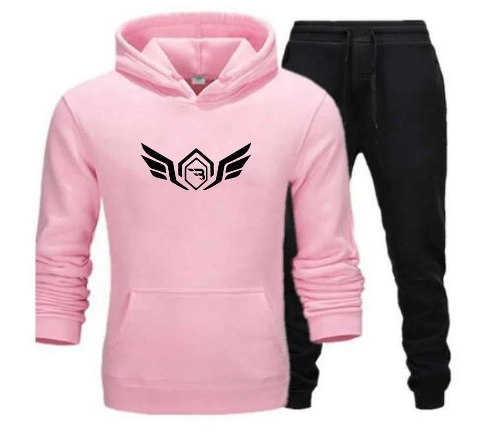 Oem Custom Men Plain Hooded Jogging & Casual wear Cotton fleece Sweatsuit / Tracksuit