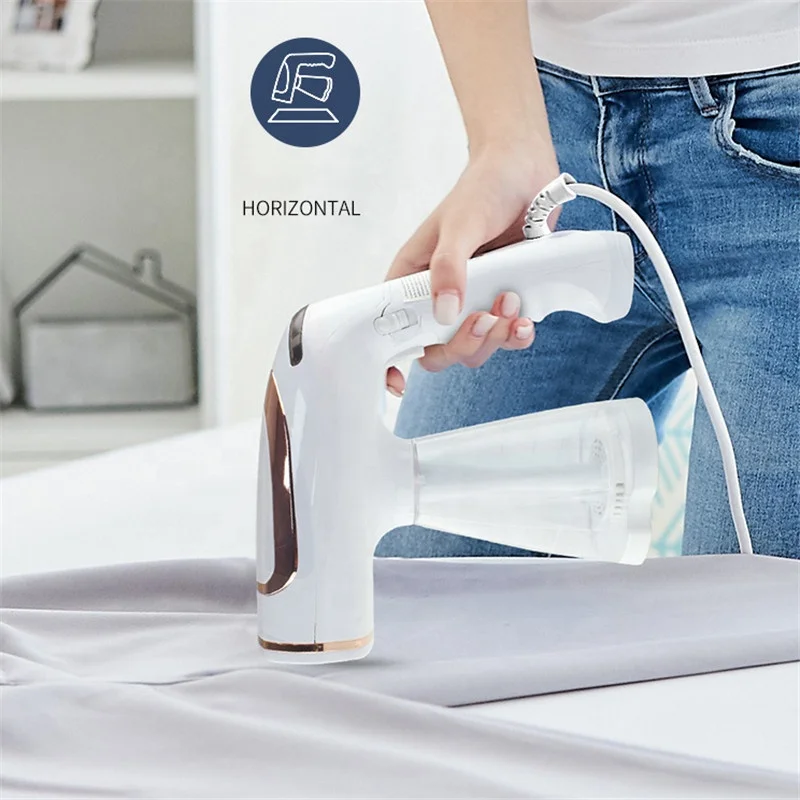 1600W Foldable Handheld Garment Steamer Portable High Power Wired Clothes Steamer Wet Dry 250ML Travel Clothing Ironing Machine