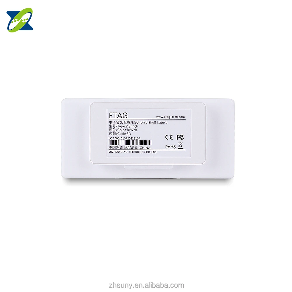 2.9 Inch Suny Library Shelf Tags White Label Electronics Eink Smart Digital Price Tag