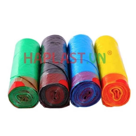 Top Seller Heavy Strong Trash Bags Garbage Bag on Roll Made in Vietnam Manufacturer Gallon Drawstring Garbage Bags Can Bin liner