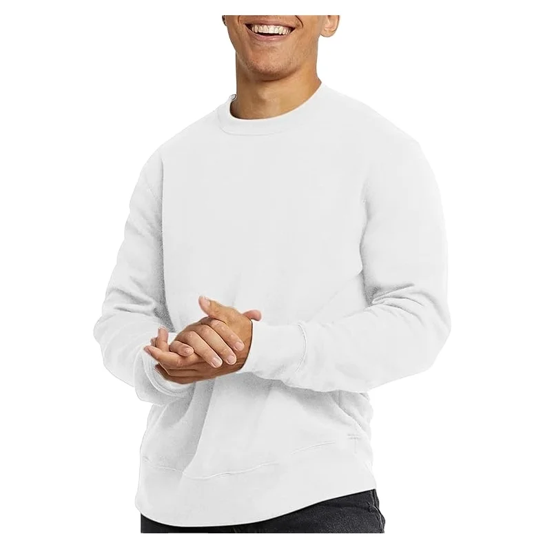 Customized design standard round neck Long Sleeve Heavyweight 100% Cotton fleece men sweatshirt from Bangladesh factory price