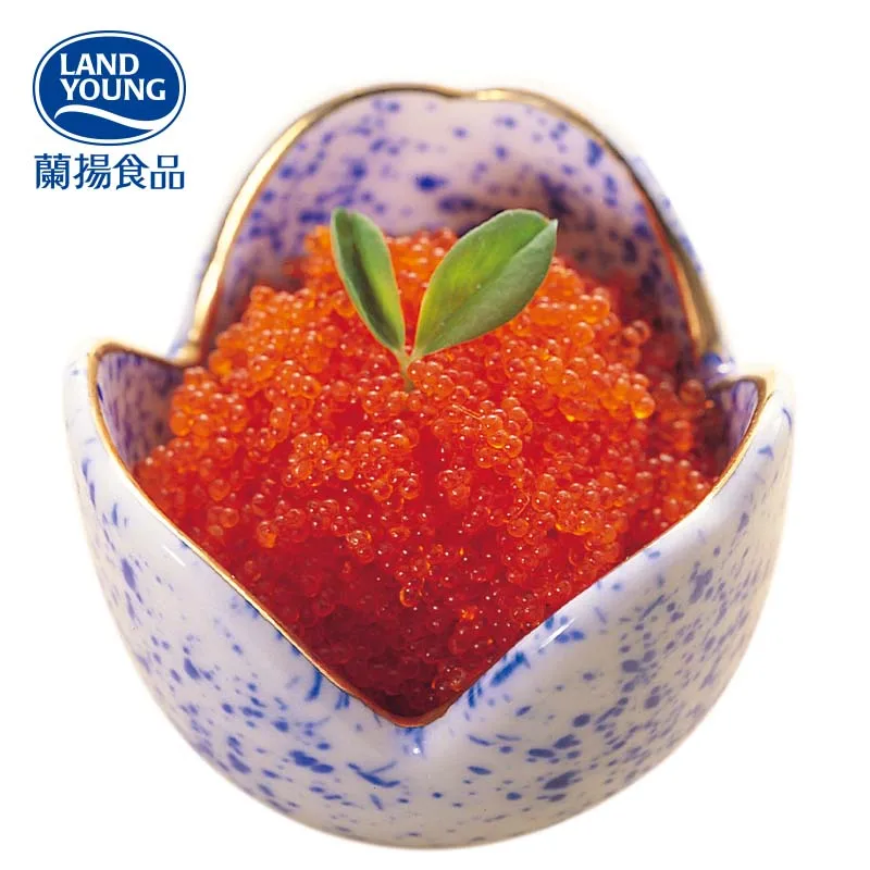 Indonesia high in nutrition fresh sweet and salty taste tobikko orange frozen flying fish roe