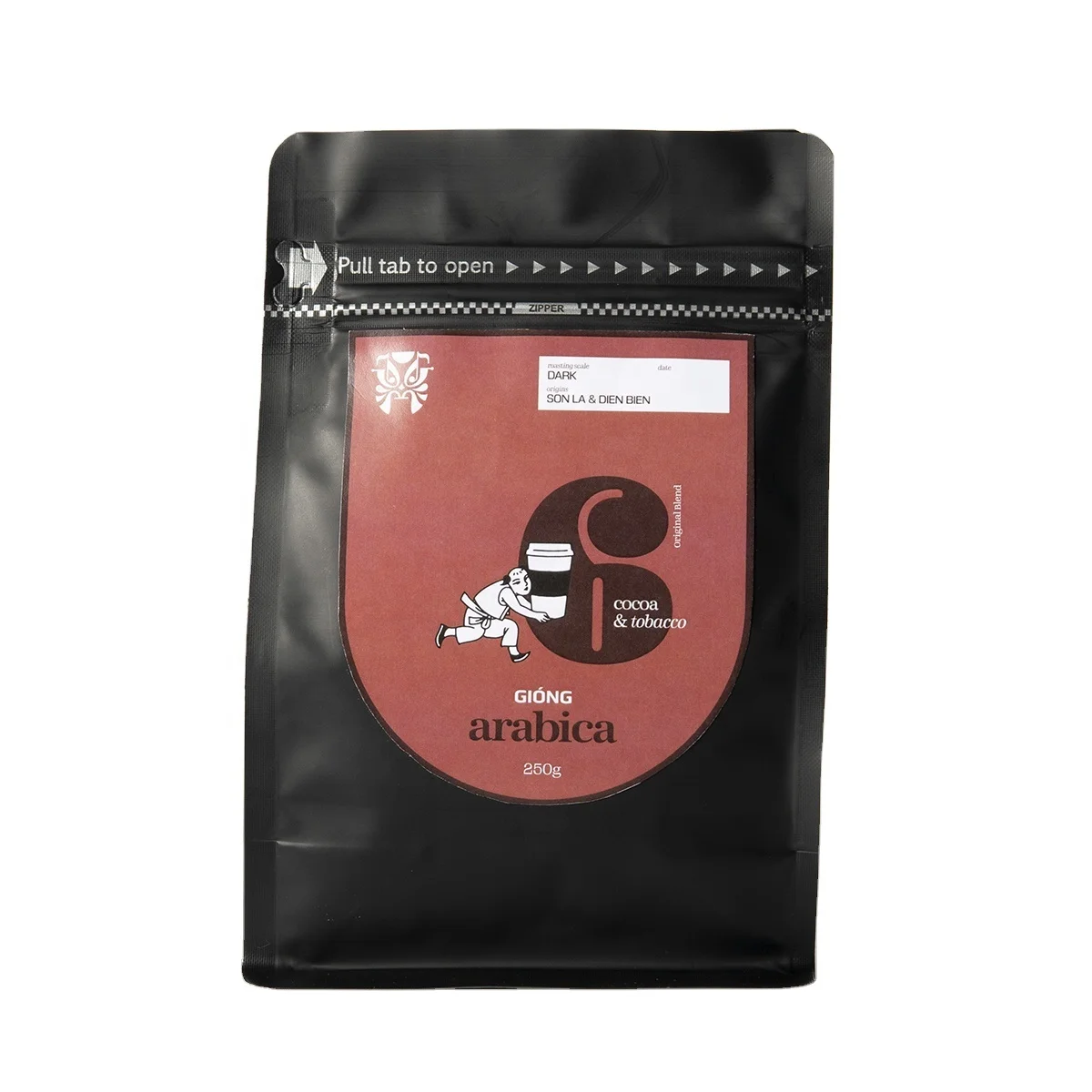 Новый продукт, смесь Giong 6, темная лошадь, кофе, какао и табак, ароматы, Арабика, жареные целые зерна, кофейные зерна