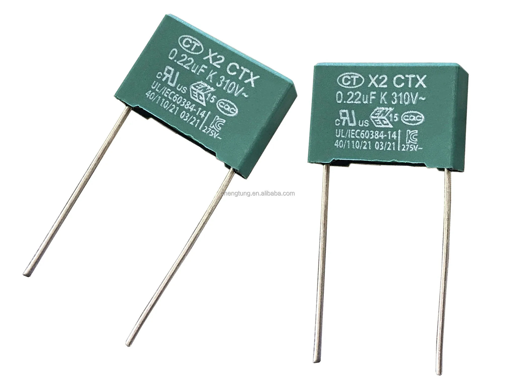 Защитный конденсатор из металлизированной полипропиленовой пленки X2