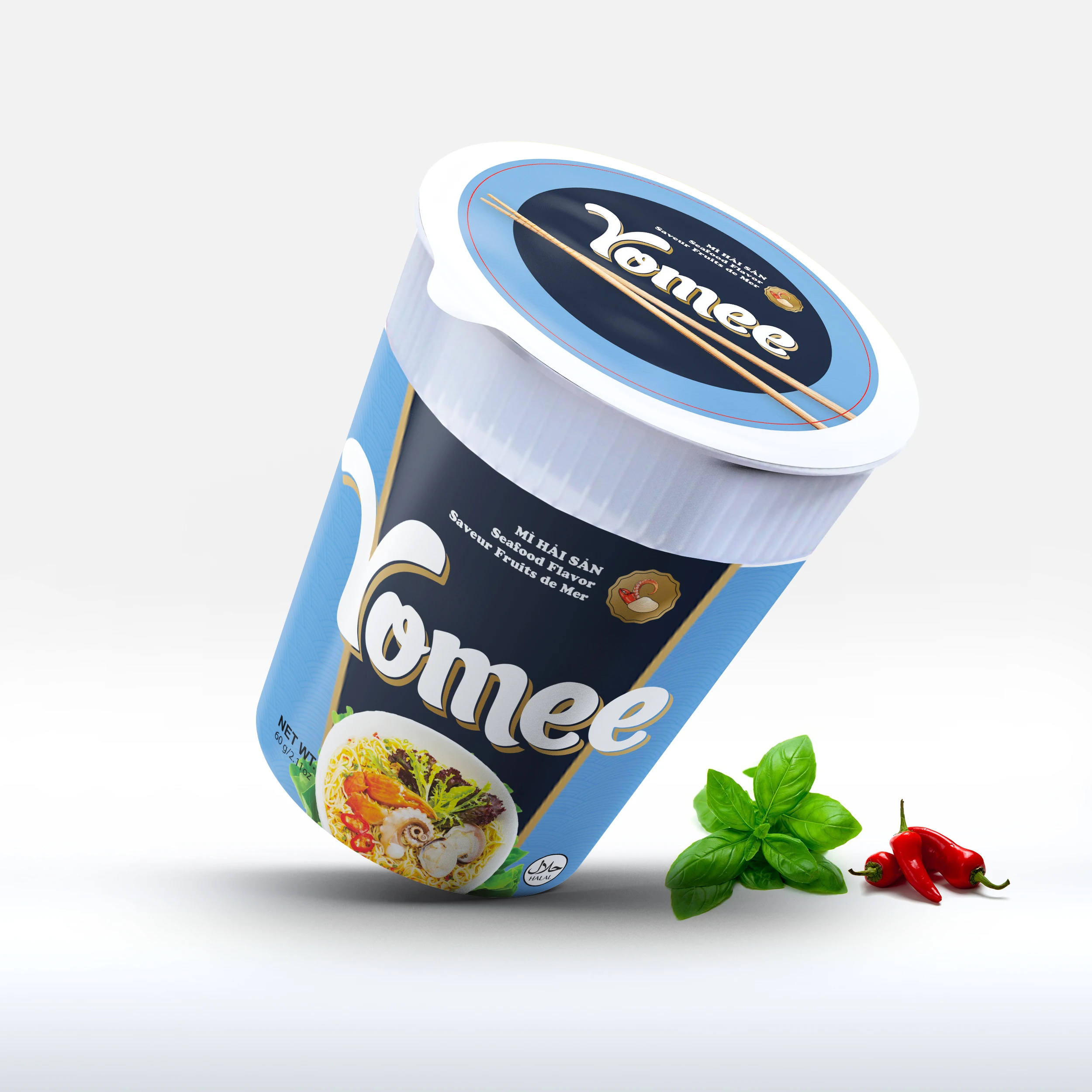 Instant Noodles Cup Yomee - A Brand From Vietnam - Delicious Cup Noodles With Various Flavour - Ready To Export