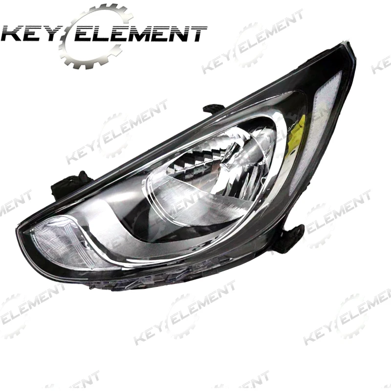 KEY ELEMENT High Quality Headlamp Assembly For Hyundai Accent Solaris 2012- OEM 92101-1R040 92102-1R040