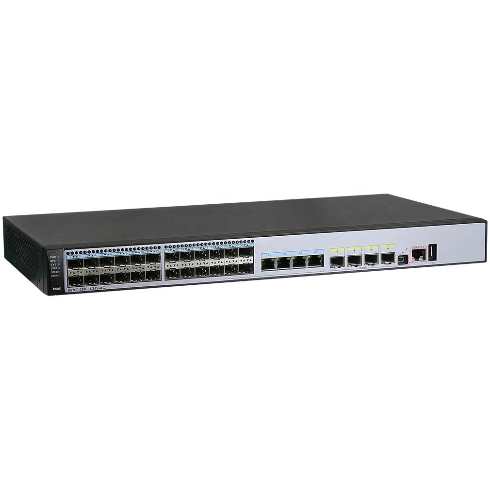 5700-28X-LI-24S-AC 24 PoE порта управляемых слои 2 сетевой коммутатор в