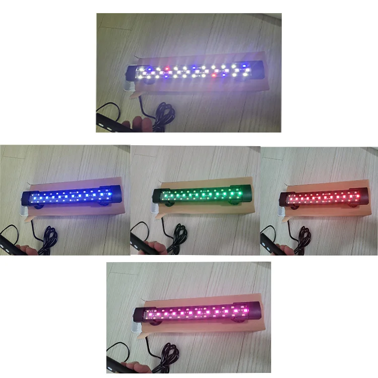 Fullgain 18 28 38 48 58 68cm IP68 Auto Day Night Cycle Submersible Professional Light Diving Light LED Aquarium Light for Plant