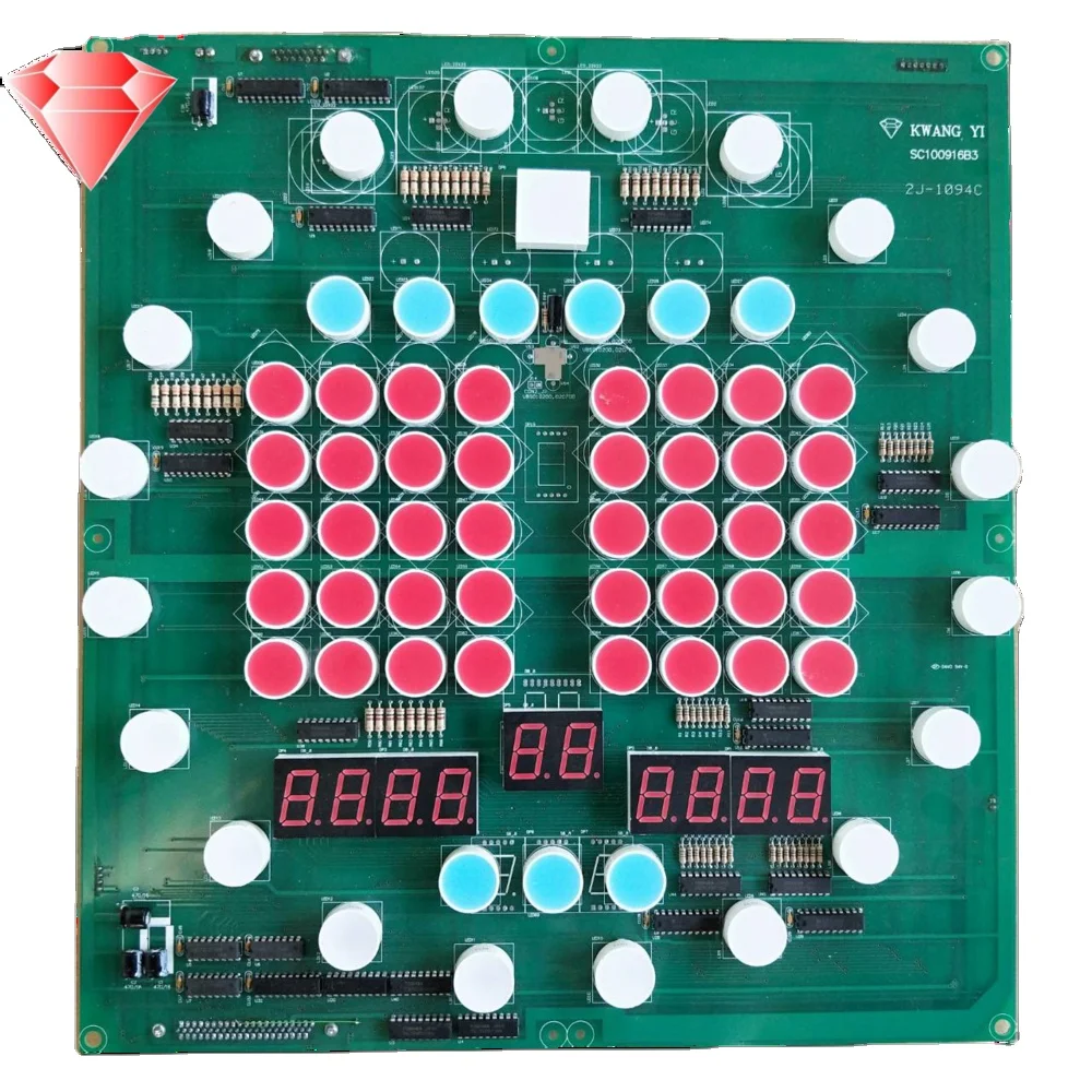 Kwang Yi Great Quality PCB Kit Of Pinball Machine(Light Board)- Lucky 4/ Trajeta De Luz De La Maquina Pinball 8 Bolas