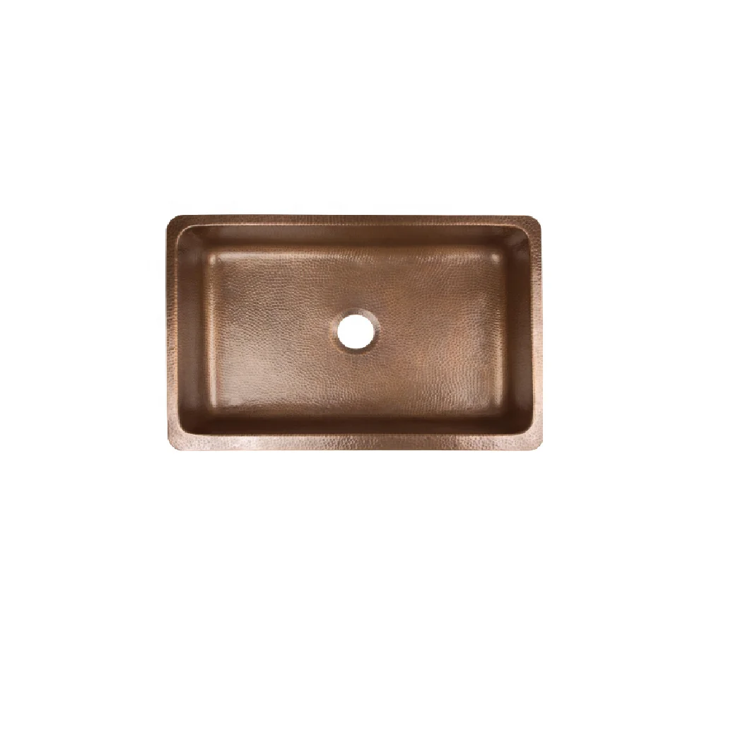 Regular Copper Kitchen Sink Copper Farmhouse Sink Handmade Sink Manufacturer Supplier Wholesale