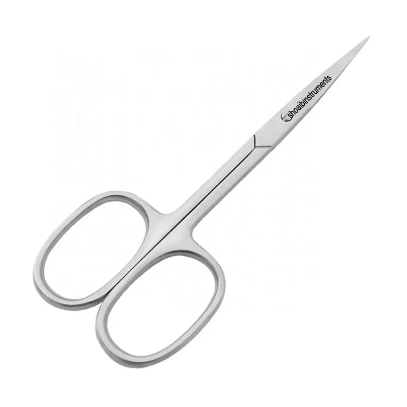 Ножницы для ногтей лезвия ножницы Макияж маникюра с изогнутыми ножницами из нержавеющей стали