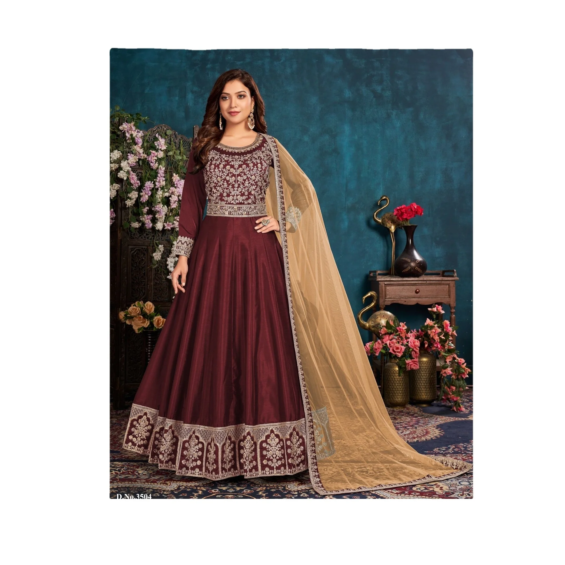 New Designer Straight Women Salwar Suits Designer Ethnic Clothing Pakistani Suit at Wholesale Price From India