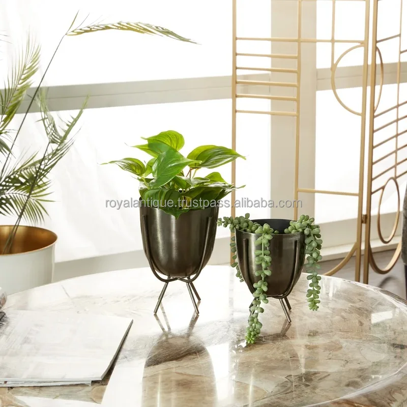 Top Quality  Planter Set with Stand Garden Flower Pots and Planter from Indian Manufacturer Whole Sale Best Price