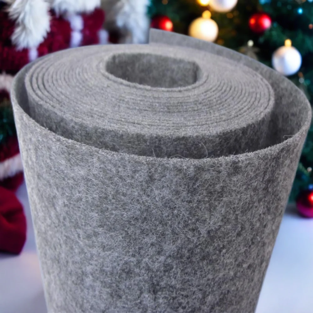Upin Grey Loop Handle Felt Rectangle Clothes Foldable Storage Box Made in Vietnam Foldable Organiser for Clothing