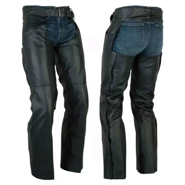 High Quality Leather Motorcycle Riding Chap