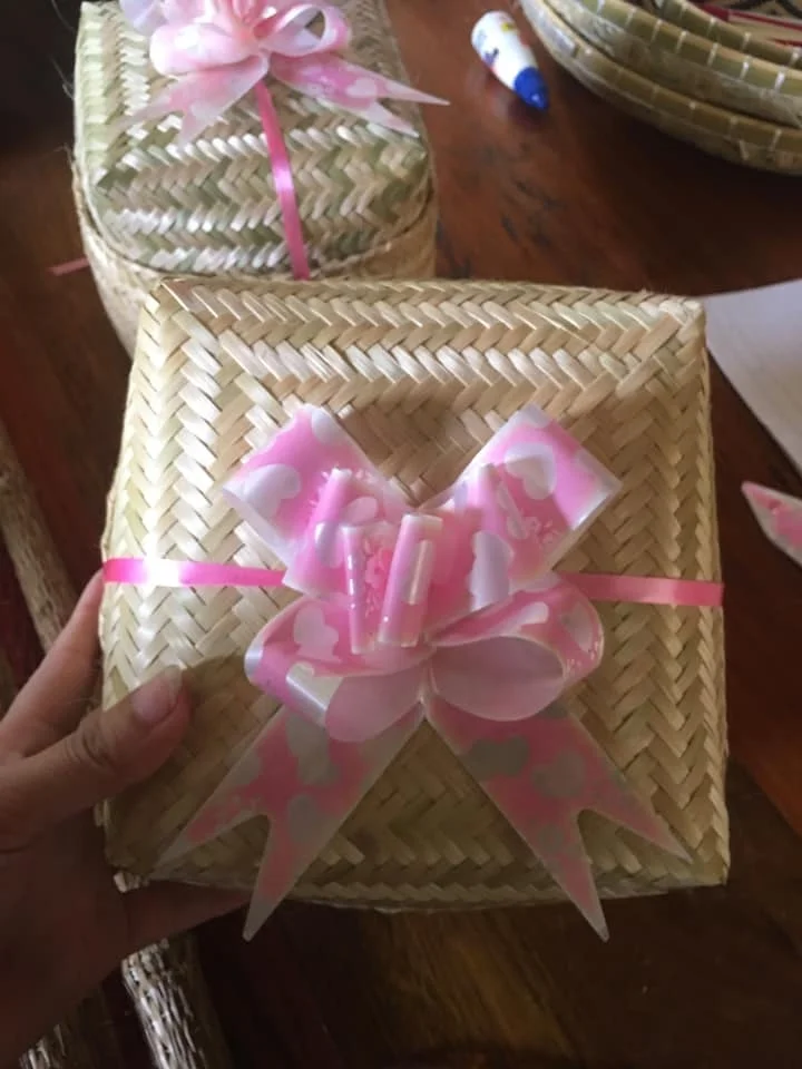 Bamboo Weaving Serving Dish - Natural bamboo food basket