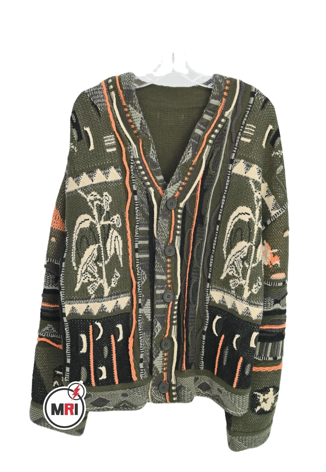 Wholesale customized 100% Cotton Jacquard Pattern Sweater Knitted Cardigan Button Down OEM Sweaters For Unisex