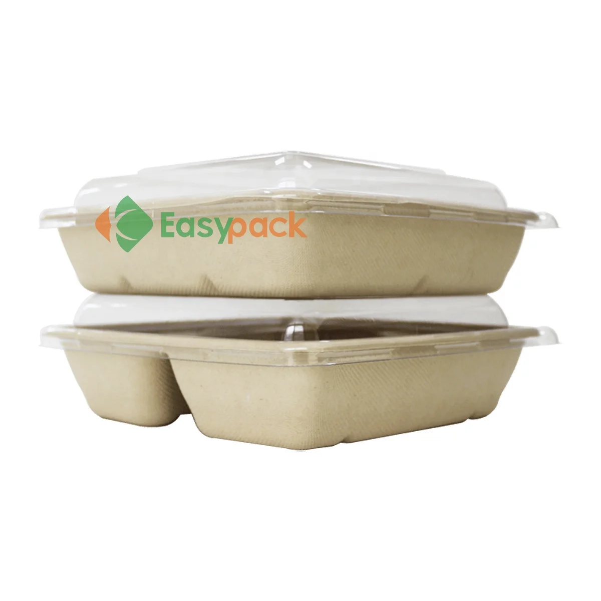1000 ml square biodegradable pulp fiber take out food packaging boxes