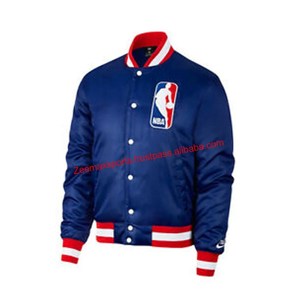 Custom Team Name Sports jacket / Wholesale Satin Jacket