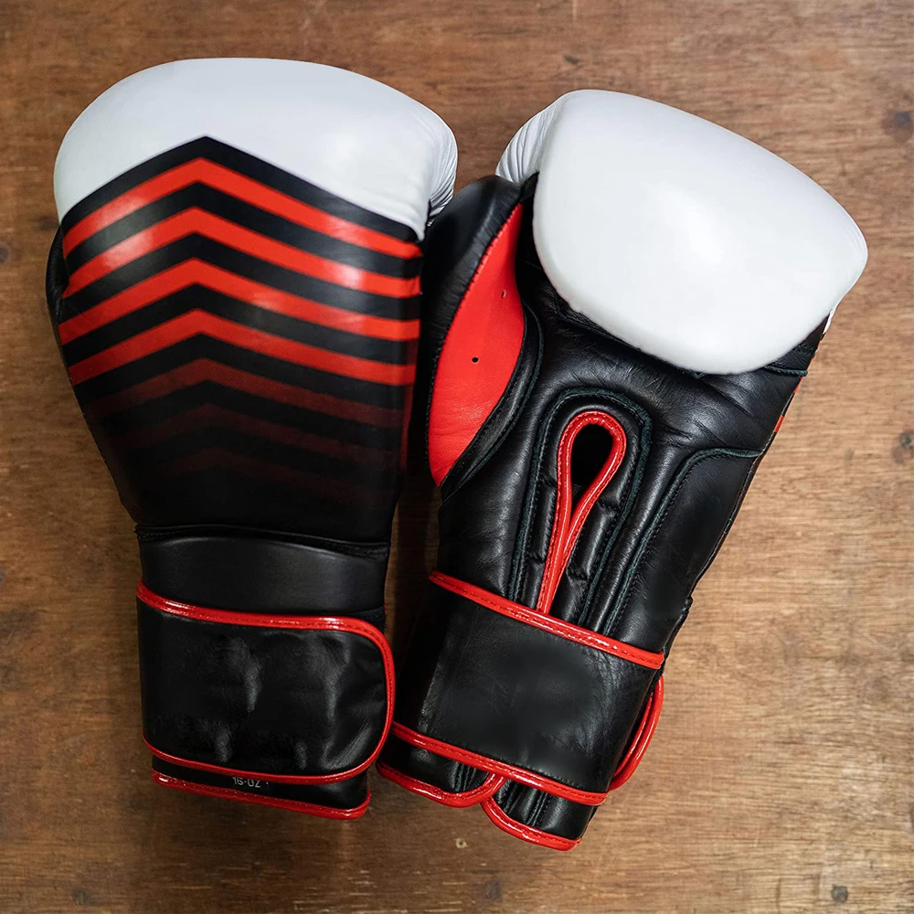 Перчатки для кикбоксинга из натуральной кожи