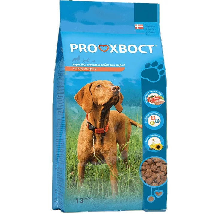 
Prokhvost Dry Dog Food Assorted Meat 13 kg 