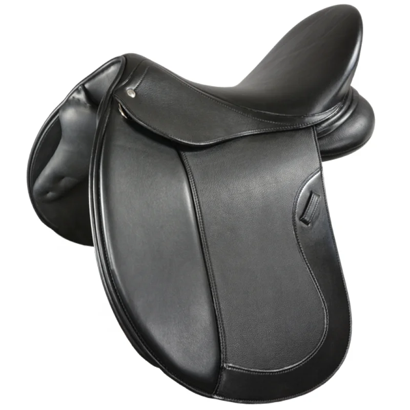 Horse Saddle Best Cow Leather Dressage Saddle English Horse Saddle Real Cow Leather Horse Riding Product Equestrian