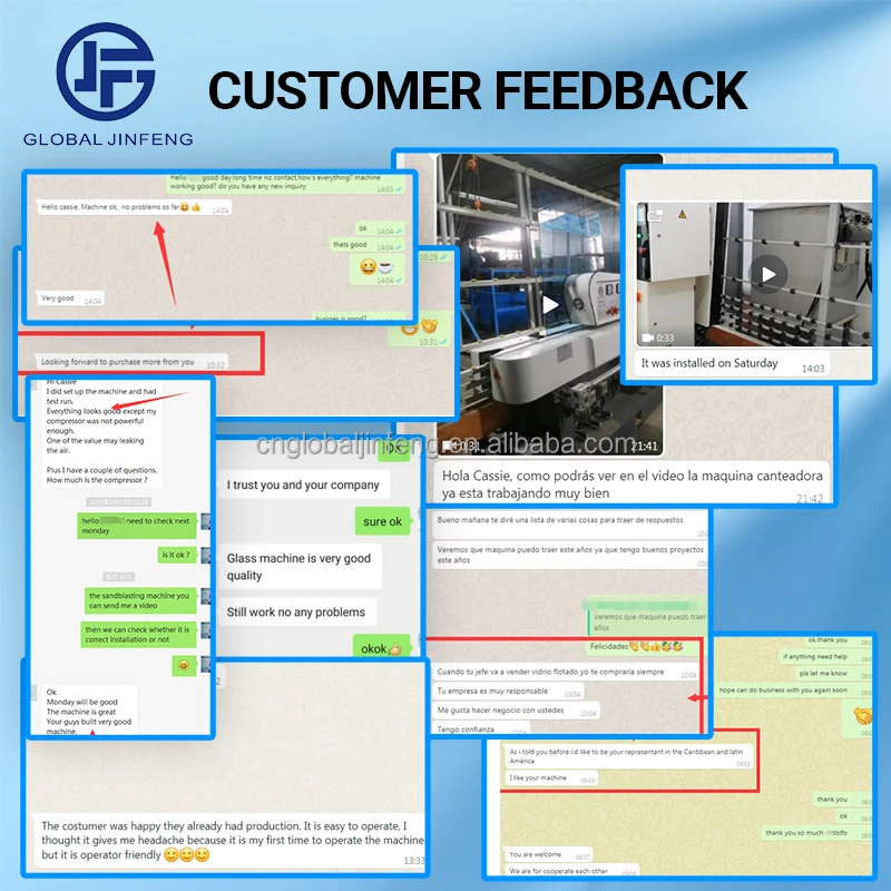 Glass Washing Machine Horizontal Glass Washing Machine roller brush clean glass machine