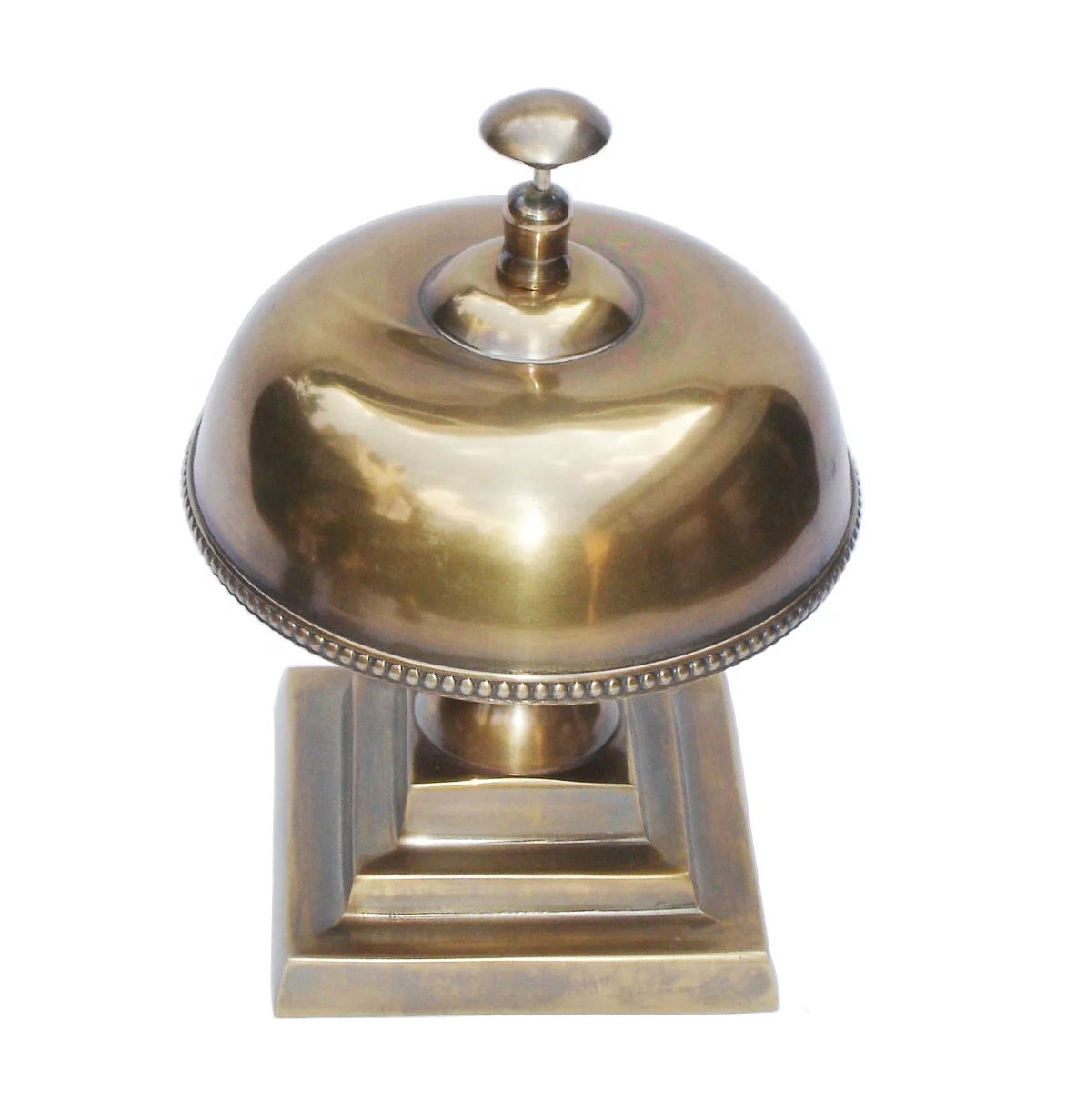 2022 Top Wholesale Ship Bell with Solid Brass antique Ship Bell Dinner Whole Sale designer brass metal call bell