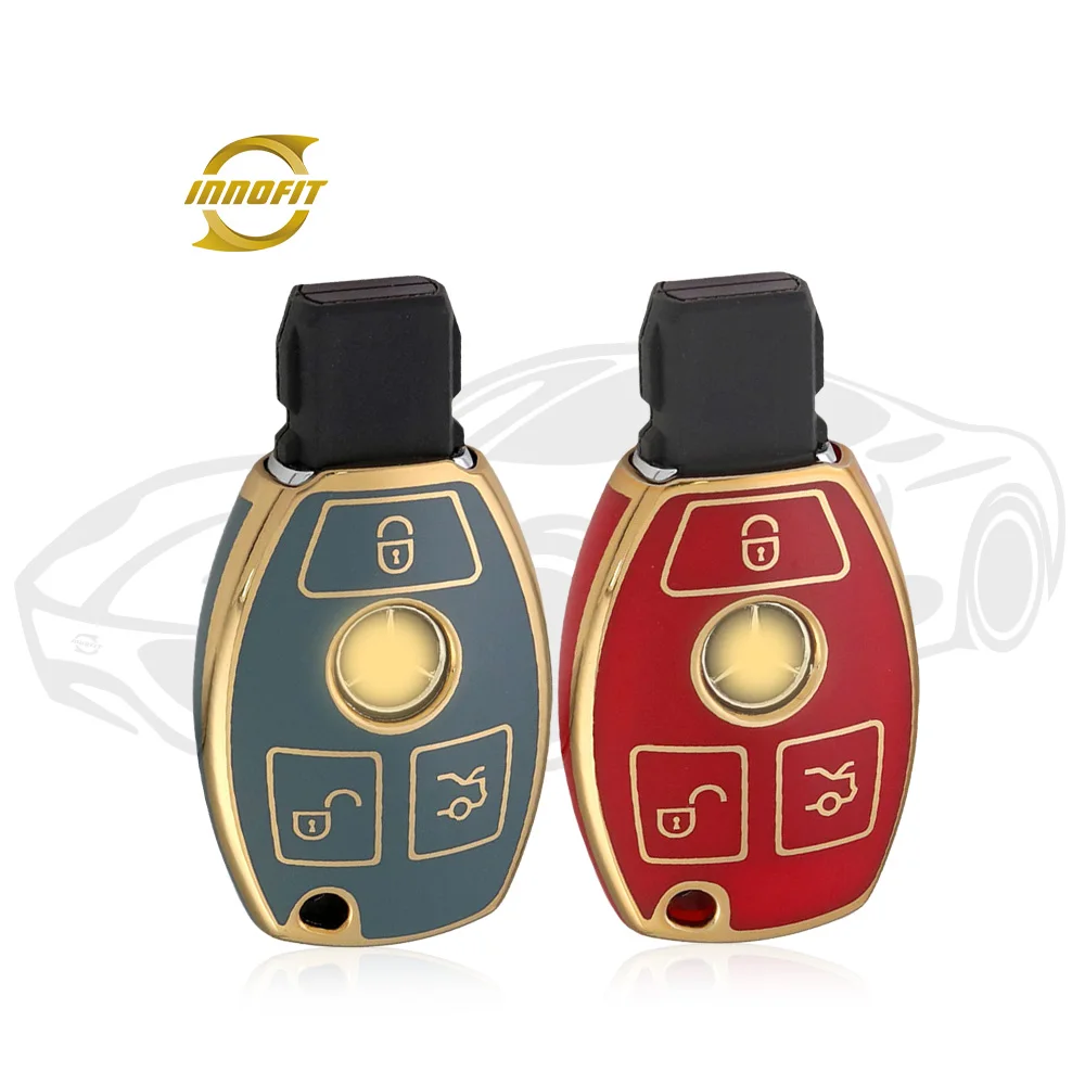 Innofit MEC1 TPU Auto Key Cover Best Manufacturer For Mercedes Benz Maybach AMG GT CLA63 GLA45 SLS Smart Car Llave Good Price