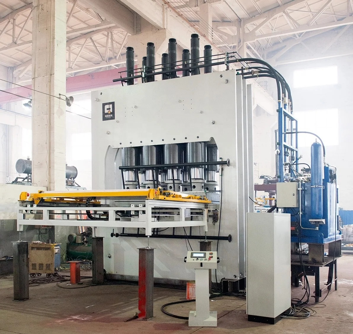 Short Cycle Hot Press Machine For laminating melamine faced boards