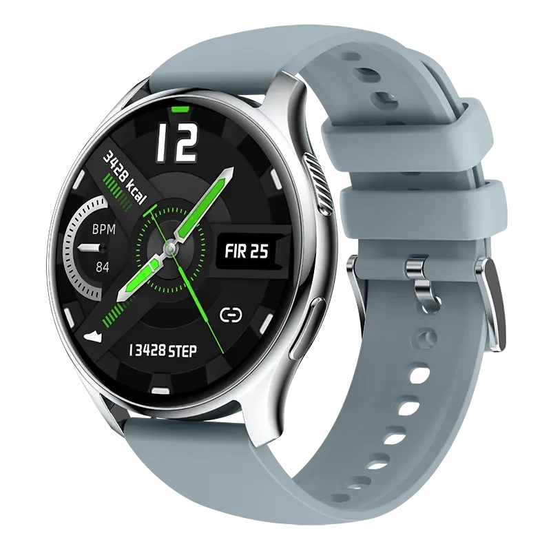 IUTECH S50 1.28 inches round smart watch for Android and iOS waterproof IP68, accelerometer sensor with calorie consumption