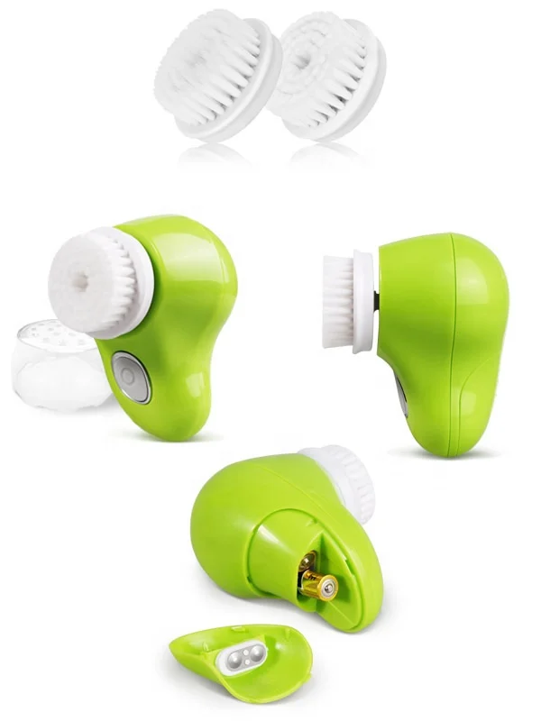 Facial Cleansing Brush Exfoliating Spin Face Scrubber Electric Rechargeable Waterproof Cleansing System Pore Cleaner