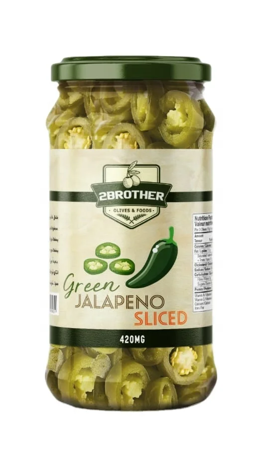 sliced jalapeno peppers