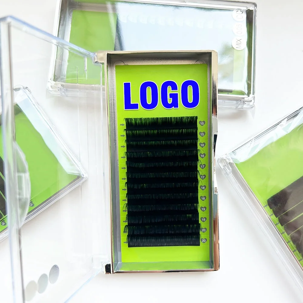 Wholesale Velvet Lashes Eyelash Extension Lash Trays Customized Loose Faux Mink Matte Lash Extensions Trays