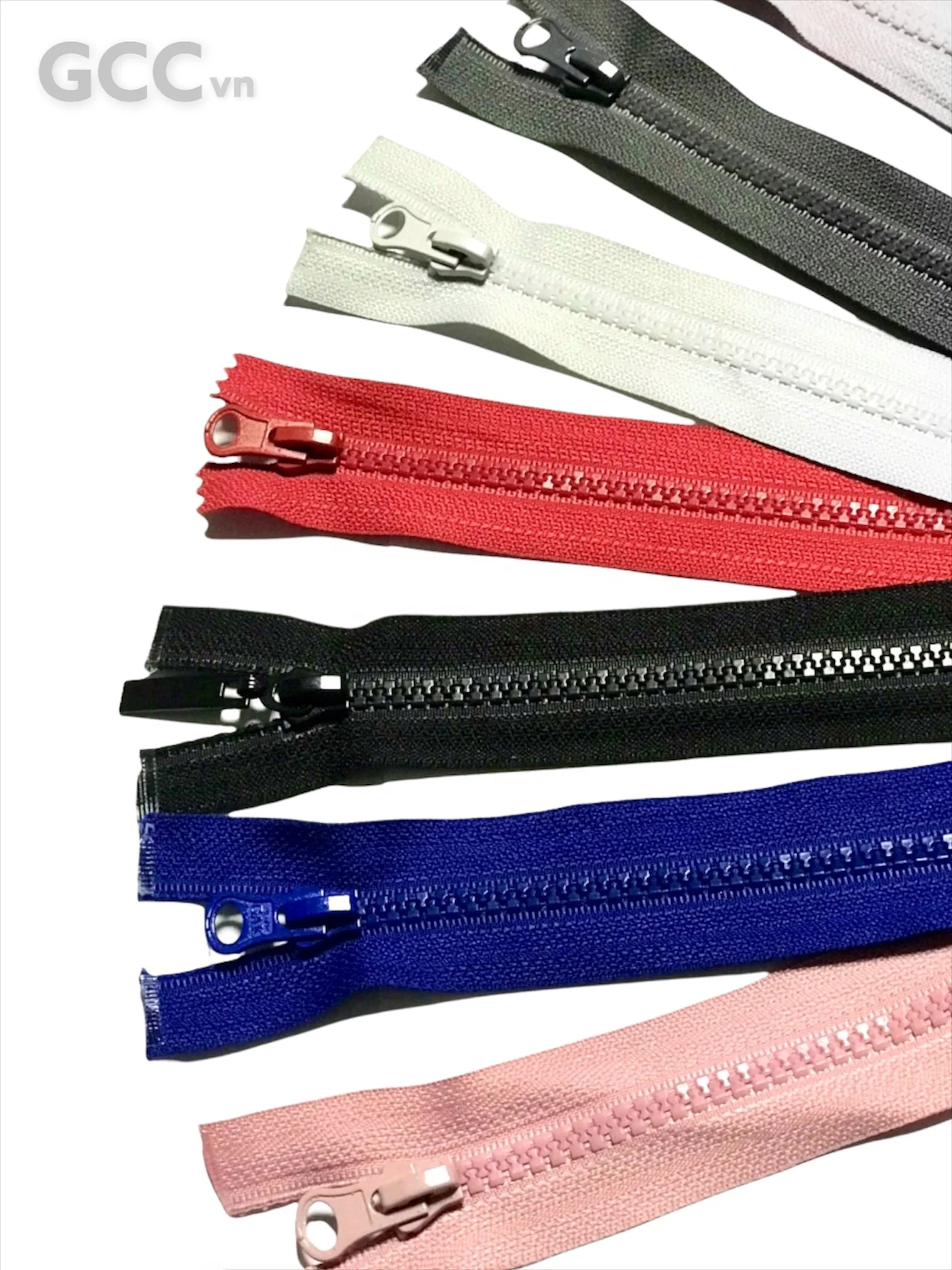 Open-End Vislon Zipper For Garment or Customizable Open-End Vislon Zipper