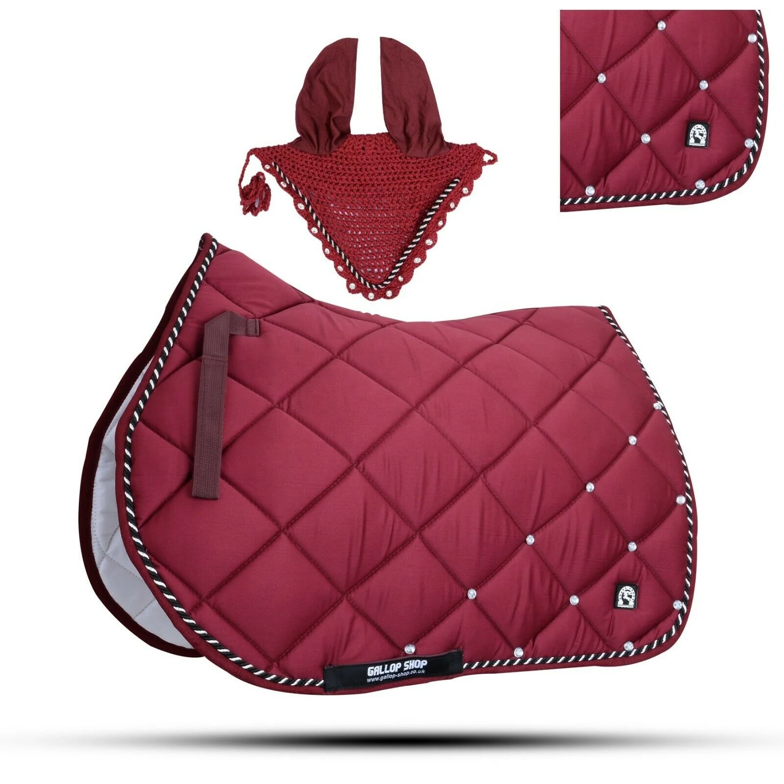 Horse Jumping Saddle Pads Ear Bonnet horse riding pad