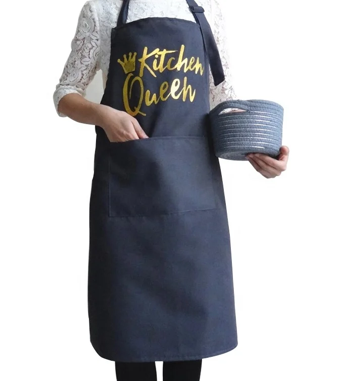 Напечатанный логотип на заказ 100% хлопок или полиэстер Кухонные фартуки