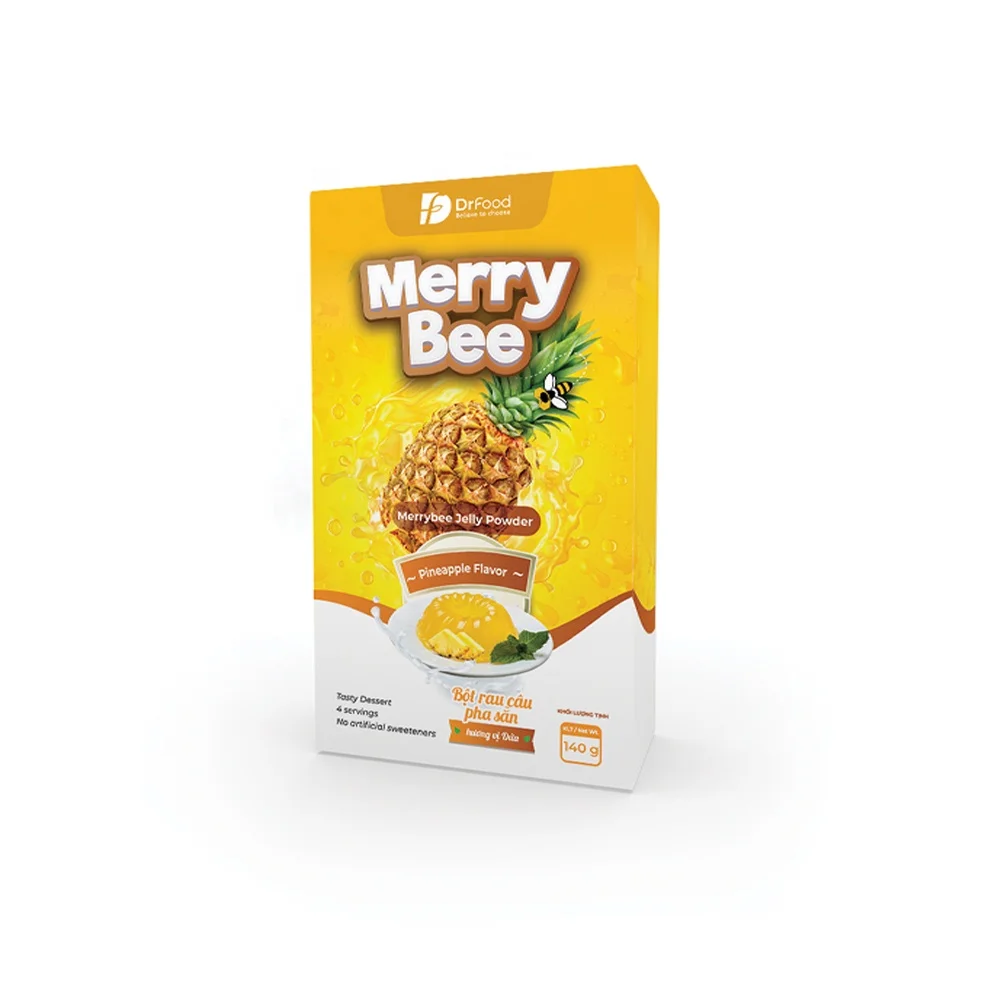 Fruit Jelly Powder Low Fat yummy jelly Custom Printed Logo 10kg, 25kg packing made in Vietnam