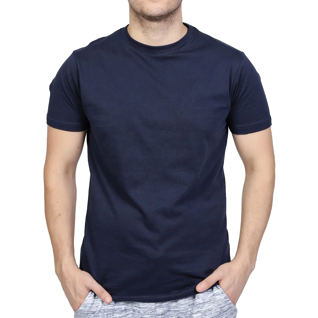 Заводская оптовая цена Высокое качество хлопок Сублимация Пользовательские футболки для мужчин