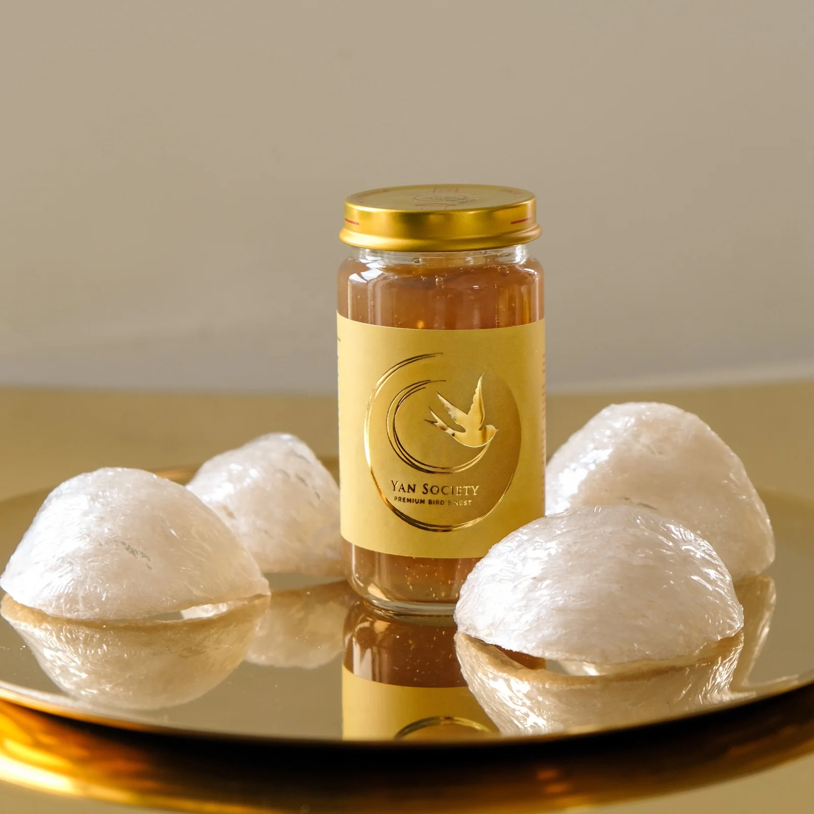 Высококачественное Концентрированное 100% Птичье гнездо (оригинальный коричневый сахарный вкус) Yan Society HALAL Malaysia 150 мл бутылка