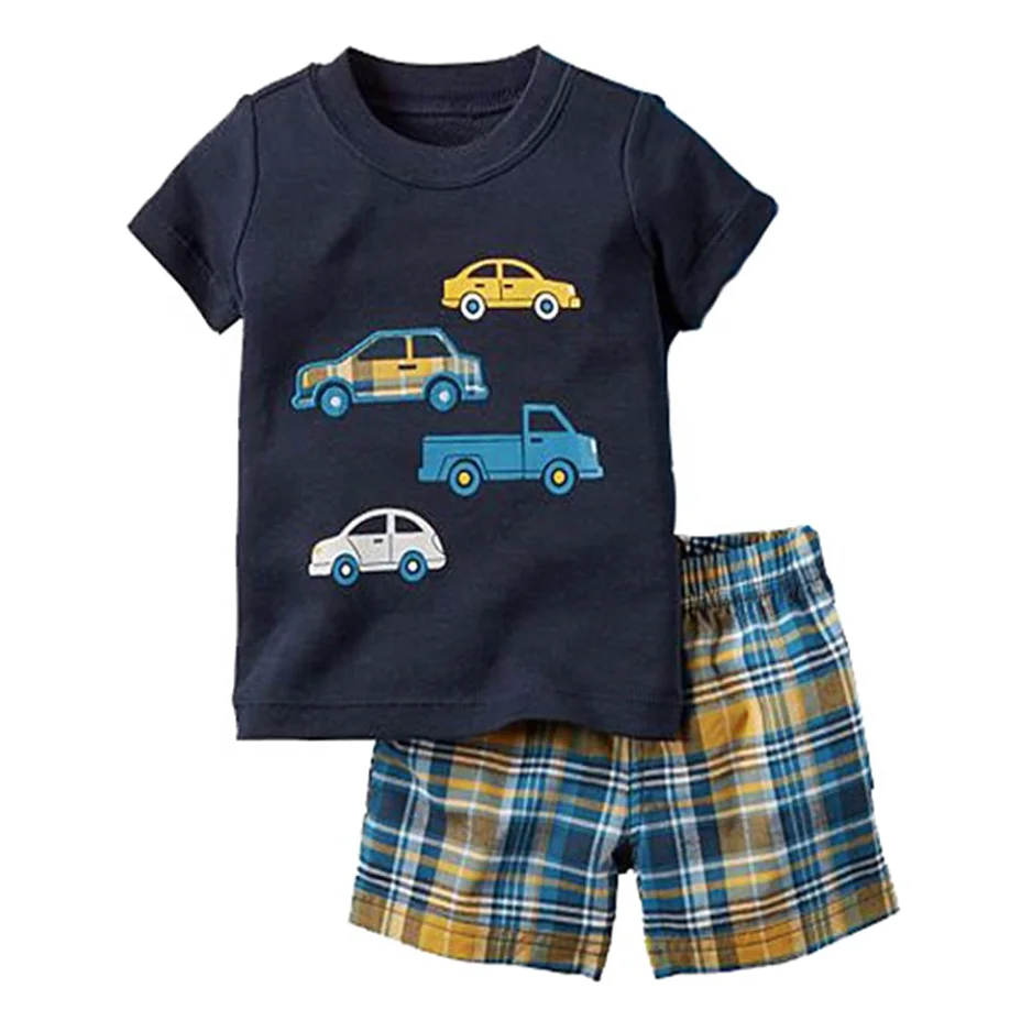 children summer printed clothes sets kids clothing sets New fashion trendy kids clothing sets