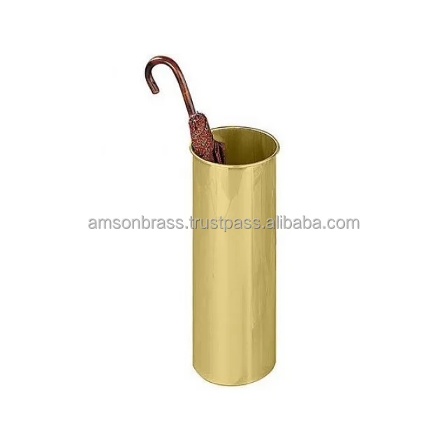 Hammered Brass Umbrella Stand Wholesale Standing Umbrella Holder for Indoor / Outdoor