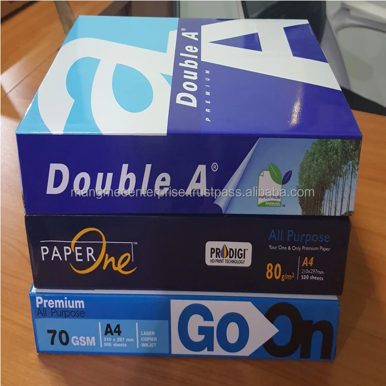Wholesale Supply of A4 Size Copy Paper for Printing Writing Drawing Fax Photocopy Usage Origin from Thailand