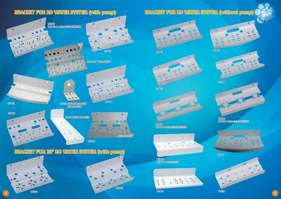 3 stage 10 Inch Housing Water Filter Purifier metal parts Bracket