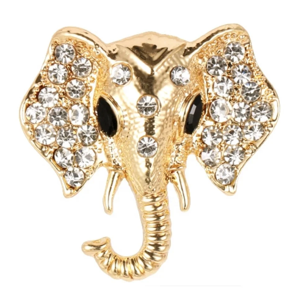 Bohemian Thai Crystal Elephant