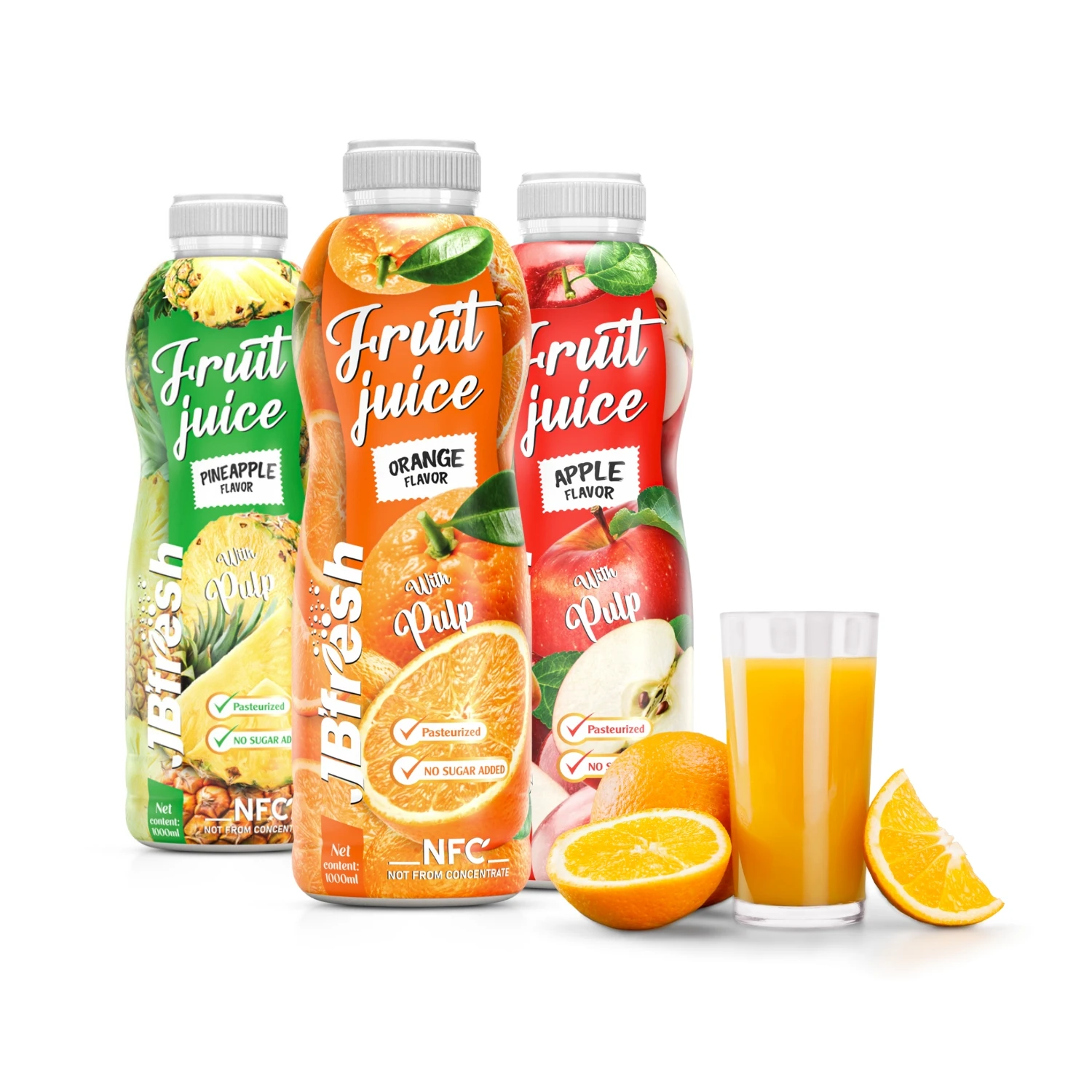 Яблочный апельсиновый ананасовый сок 1ltr бутылка JBfresh брендовый напитки вьетнамский производитель напитков OEM Private Label бесплатный образец