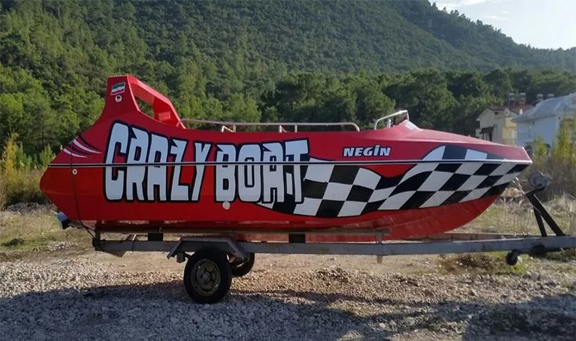 Alesta Marine Luxury Spark Jet Boat RED New Fiber Glass Leisure Entertainment Speed Boat Best Quality Blue Ocean Sea Lake River