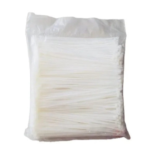 Plastic Cable Tie 4.0 x 200mm Nylon Cable Ties Zip Tie Wire Strap manufacturer Vietnam wholesale white black color